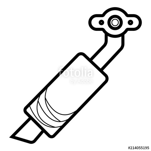 500x500 Exhaust Vector Icon Stock Image And Royalty Free Vector Files On