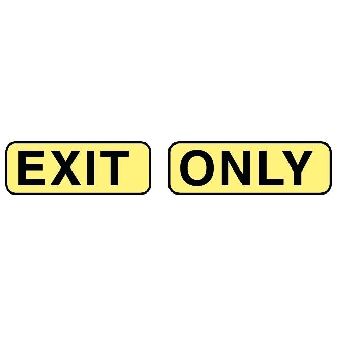 660x660 Exit Only Sign Vector Led Conversion Kit Getsuitable