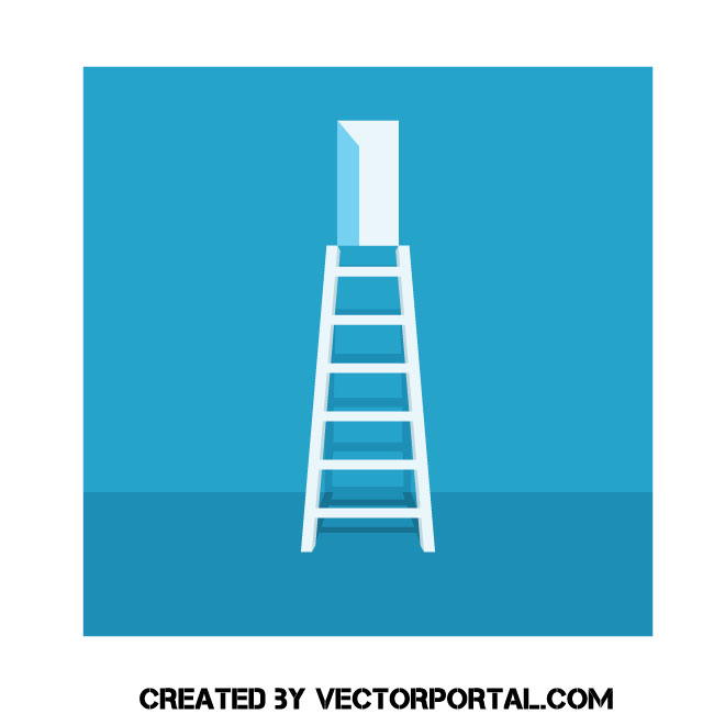 660x660 Ladder To Exit Vector Graphic