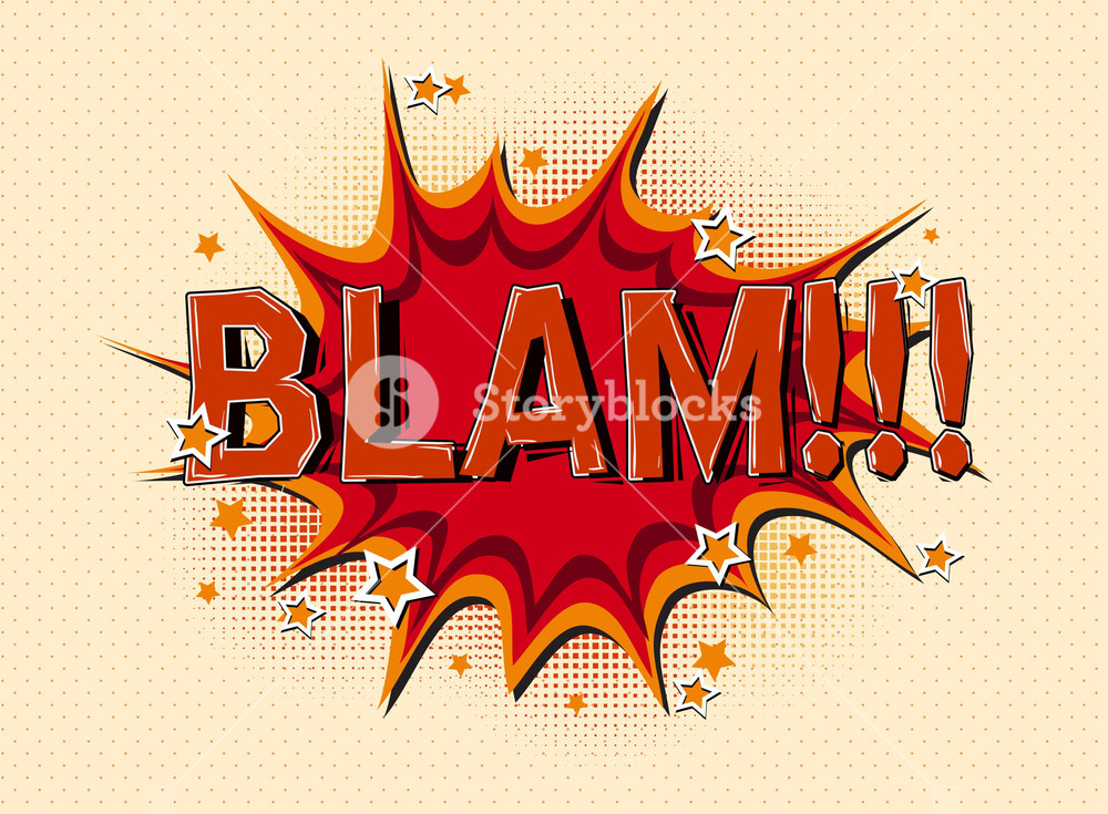 1000x735 Cartoon Explosion Vector Illustration Royalty Free Stock Image