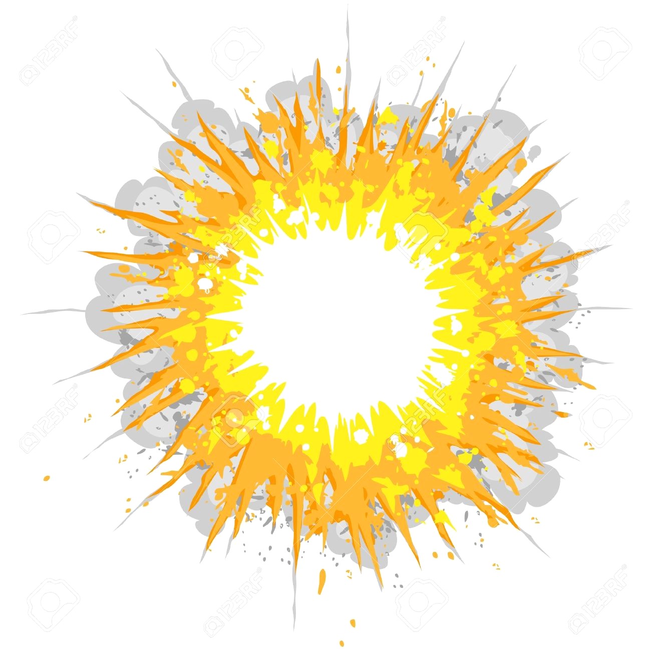 1300x1300 Explosion Clipart 10619392 Stock Vector Boom Bomb 16
