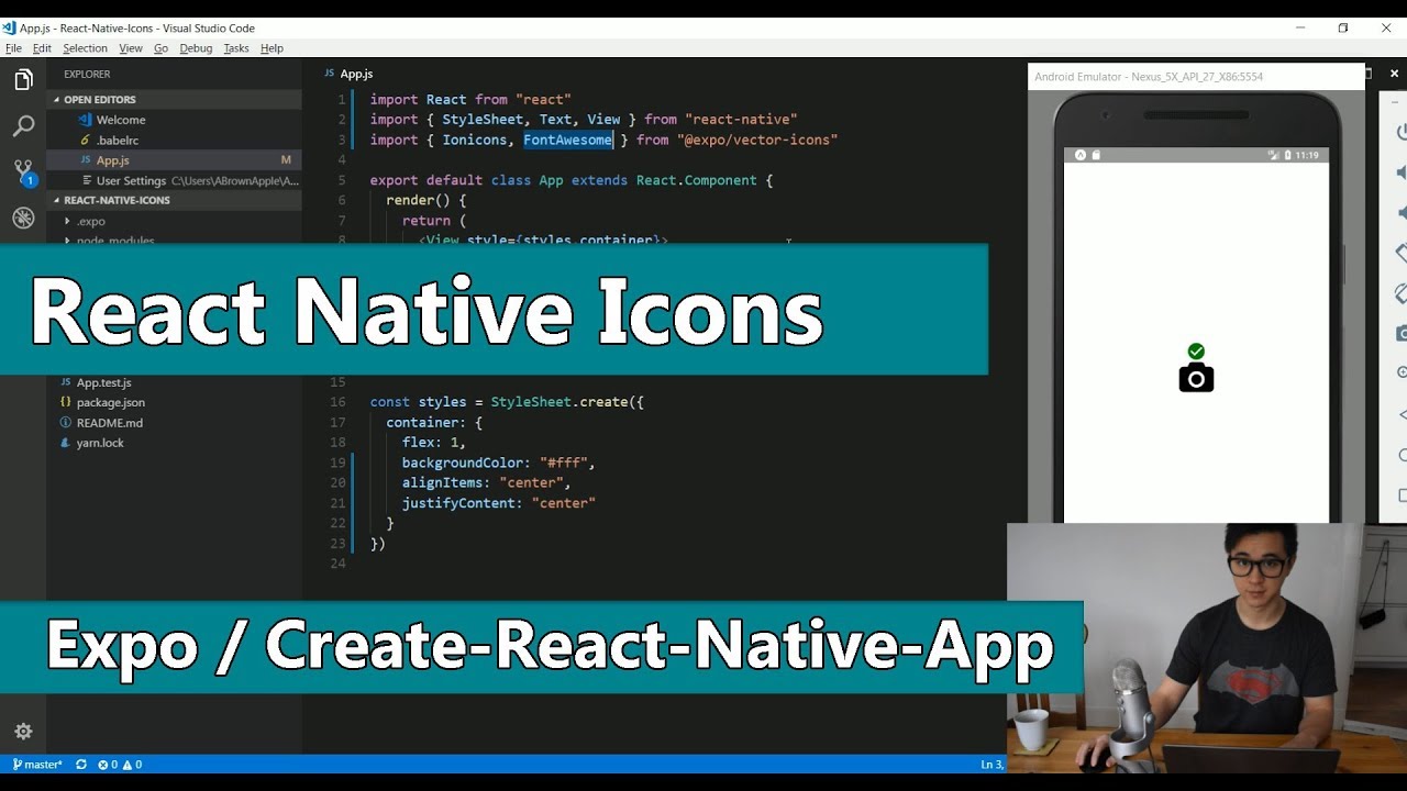 1280x720 React Native Icons