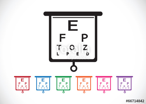 500x356 Eye Chart Test Illustration Stock Image And Royalty Free Vector