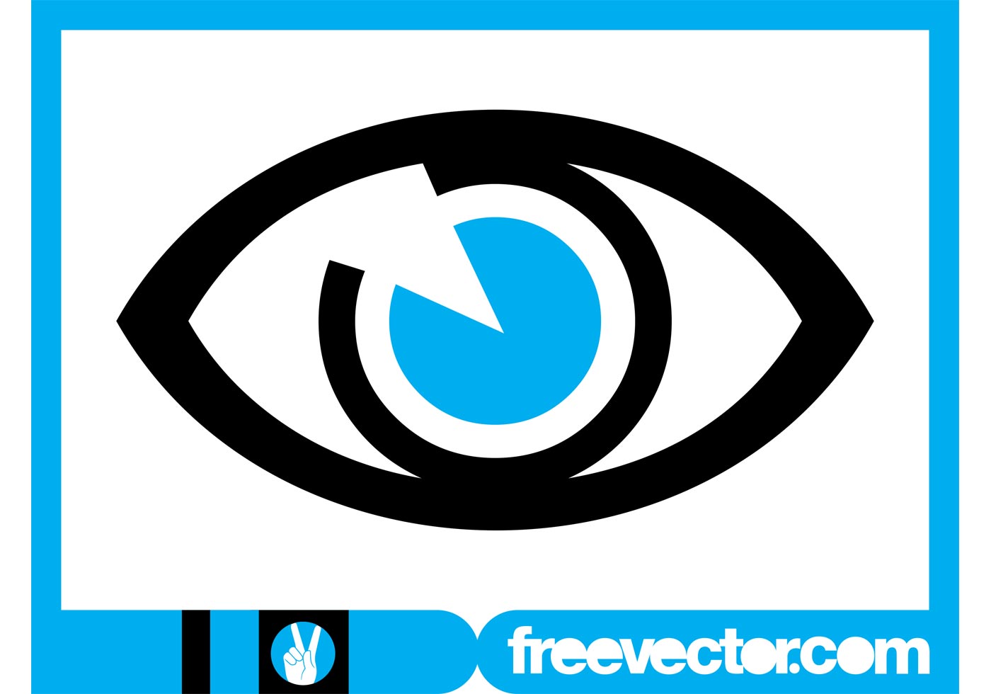 1400x980 Eye Icon Free Vector Art