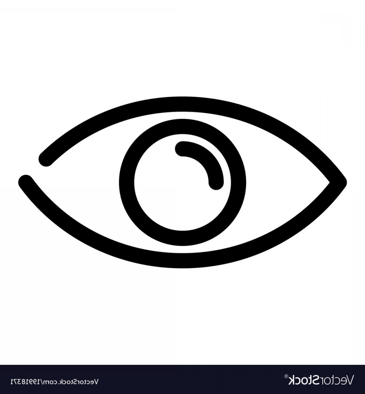 1200x1296 Eye Icon Symbol Of Preview Or Searching Outline Vector Orangiausa