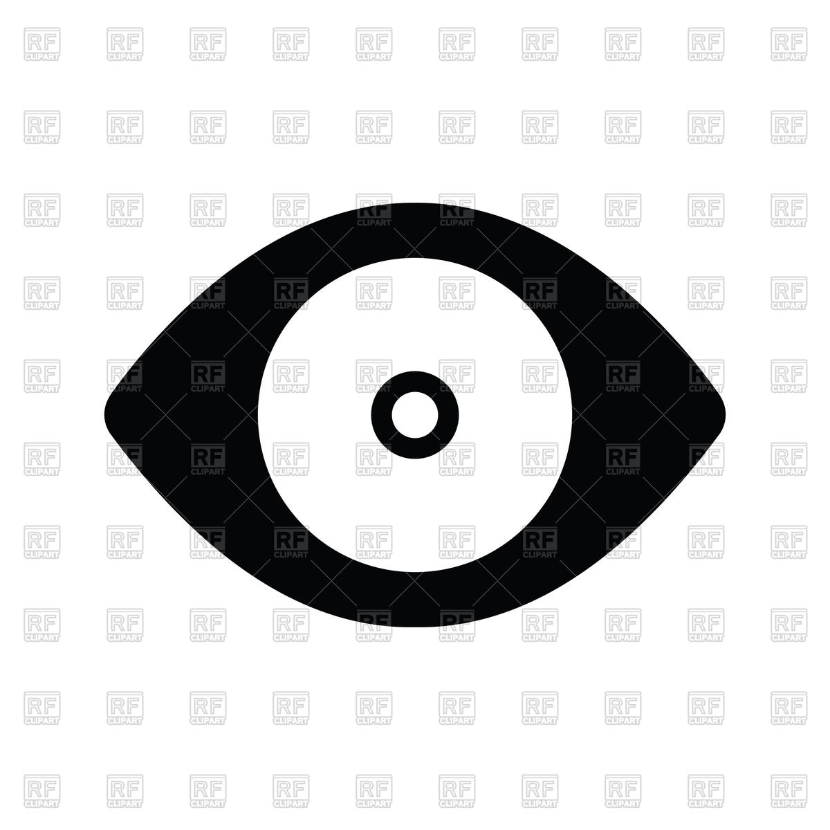 1200x1200 Eye Icon Vector Image Vector Artwork Of Signs, Symbols, Maps