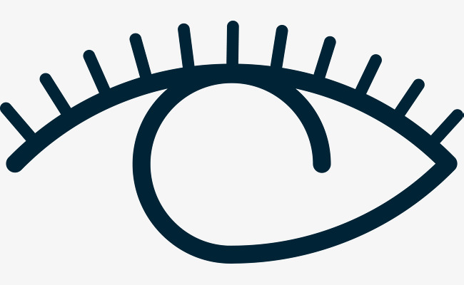 650x400 Simple Eye Icon, Eye Vector, Icon Vector, Cartoon Png And Vector