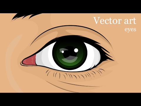 480x360 How To Draw A Simple Vector Eye