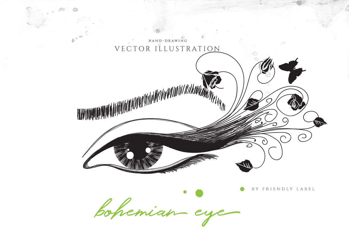 1158x772 Bohemian Eye Illustration