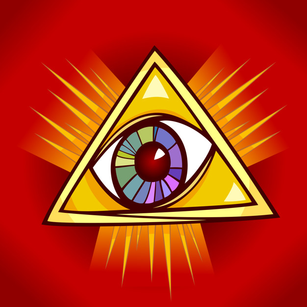 626x626 Eye Of Providence Illustration Vector Premium Download