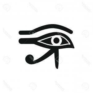 300x300 Photostock Vector Horus Eye Eye Of Ra Ancient Egyptian