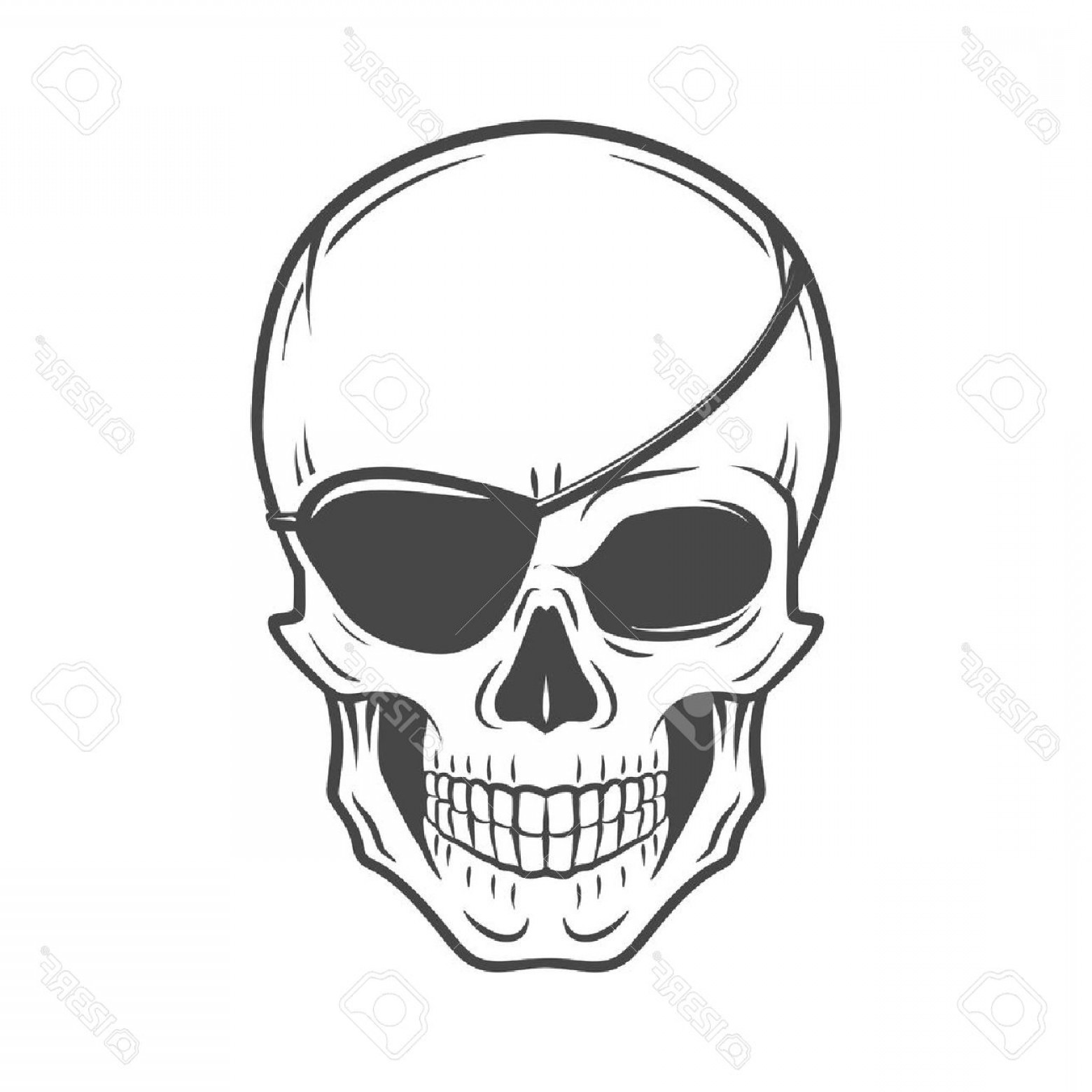 1560x1560 Photostock Vector Jolly Roger With Eyepatch Logo Template Evil