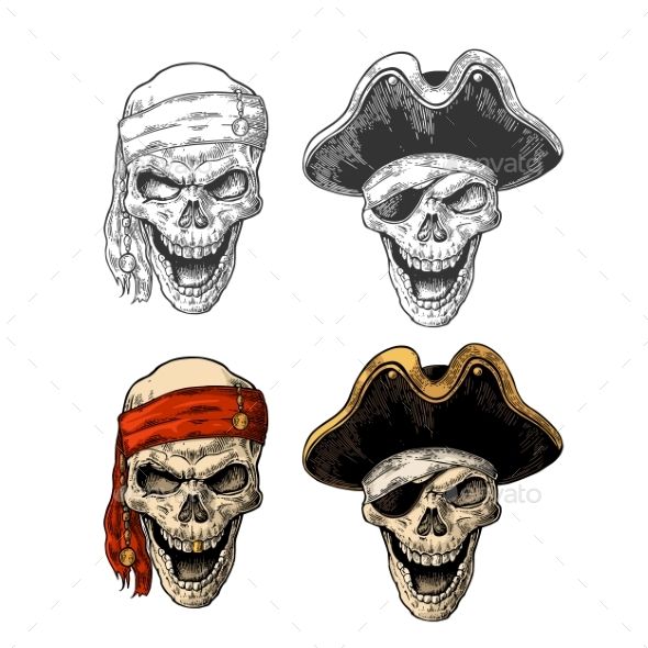 590x590 Skull Pirate With Clothes Eye Patch Eye Patches, Font Logo And Fonts