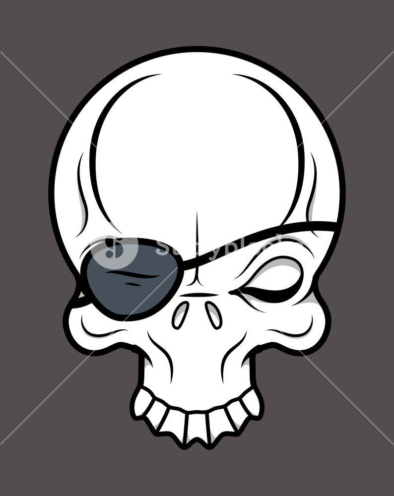 794x1000 Eye Patch Skull