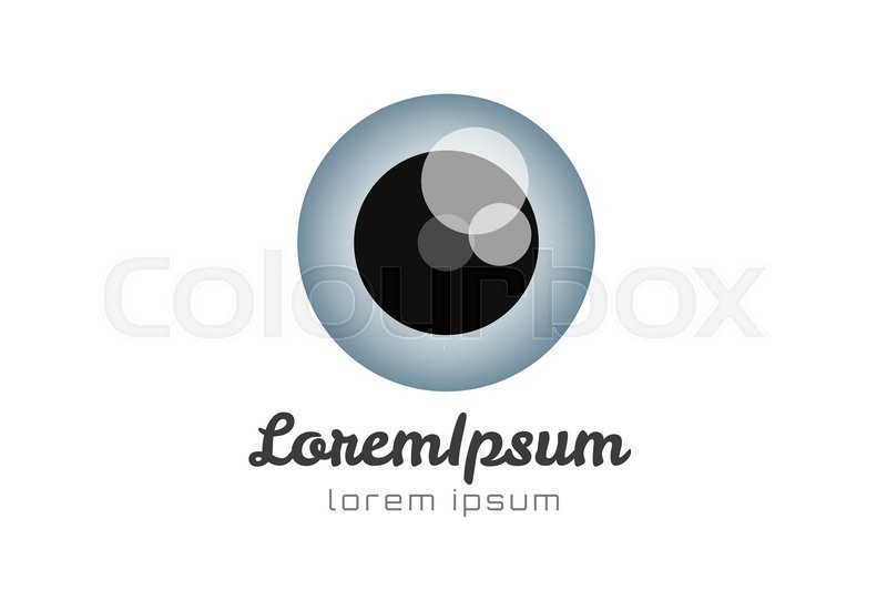 800x532 Eye Shape Logo Icon Template. Photographer Logo, Photo Image Logo
