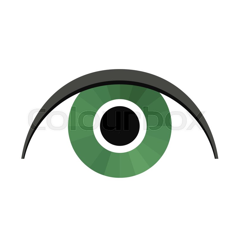 800x800 Eye Stylized. Vector Sign, Shape. Stock Vector Colourbox