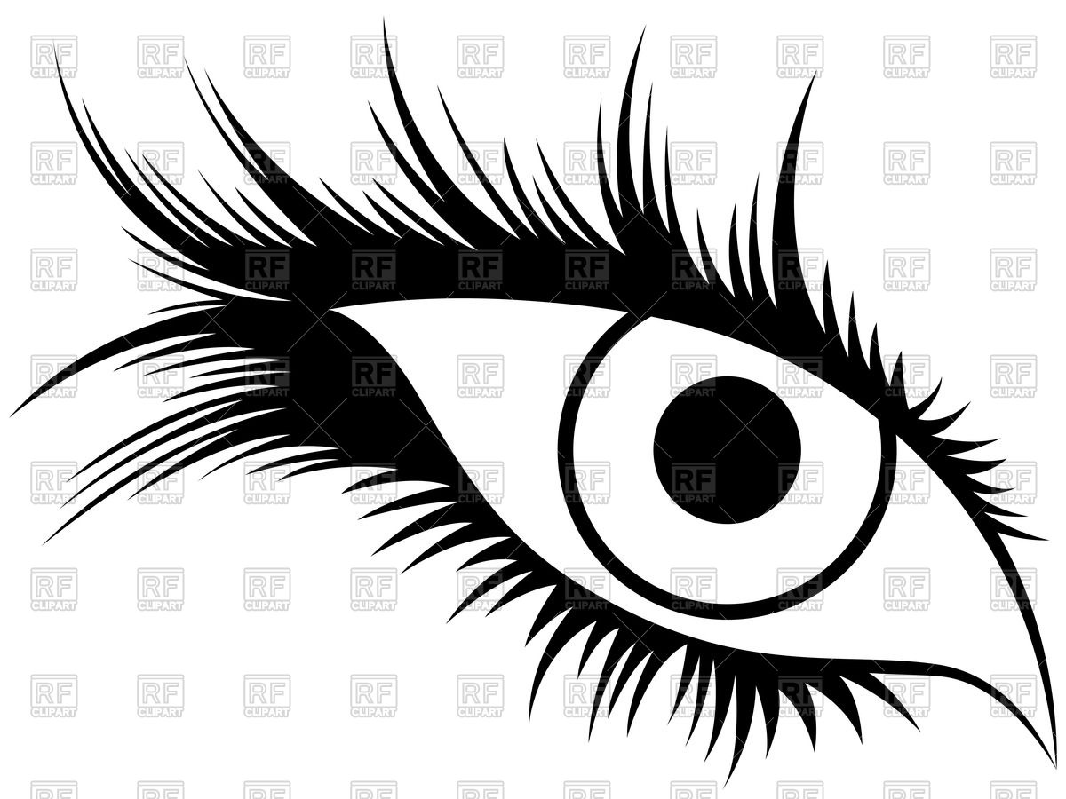 1200x900 Silhouette Of Human Eye Vector Image Vector Artwork Of People