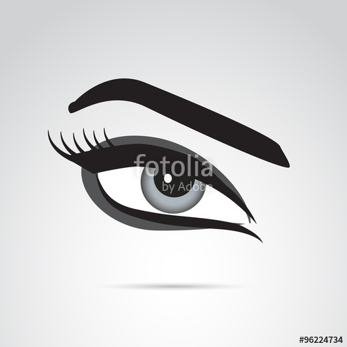 500x500 Eye Vector Icon. Stock Image And Royalty Free Vector Files On