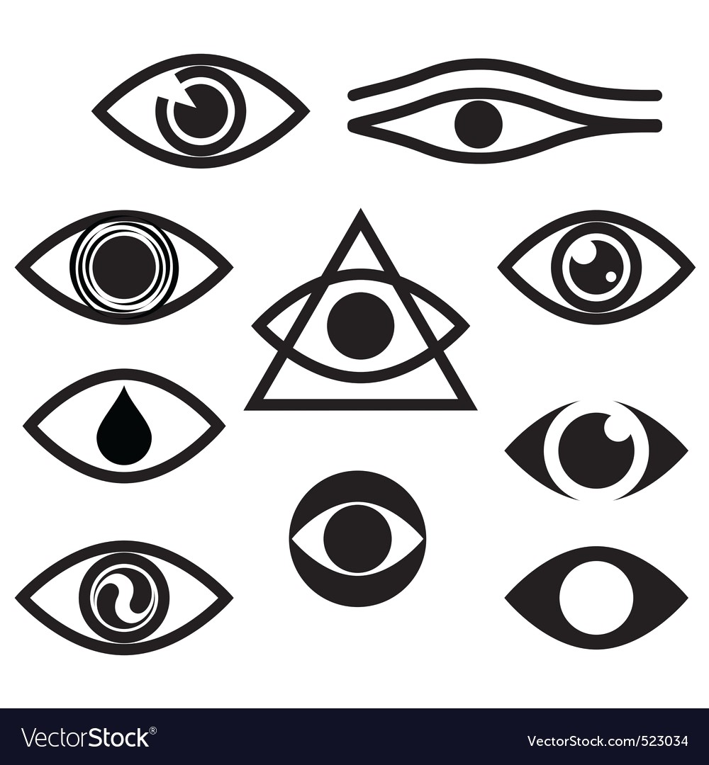 1000x1080 Hand Drawn Eye Vector 15