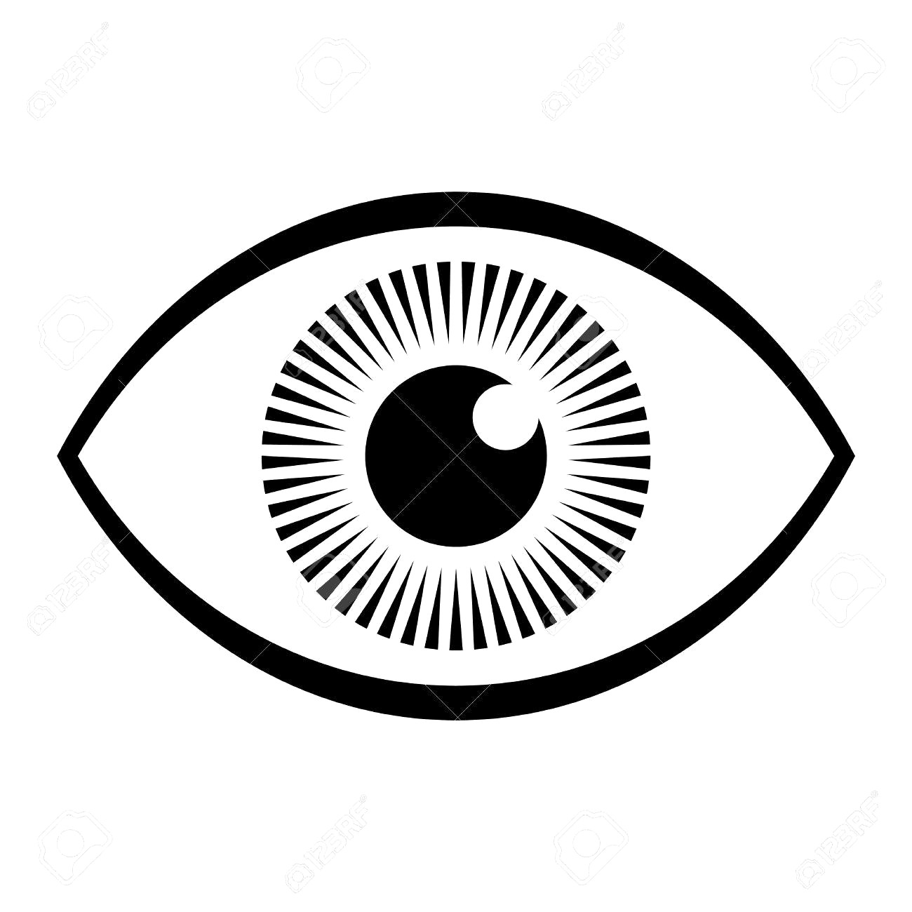 1300x1300 Eye Vector Graphics To Download Striking