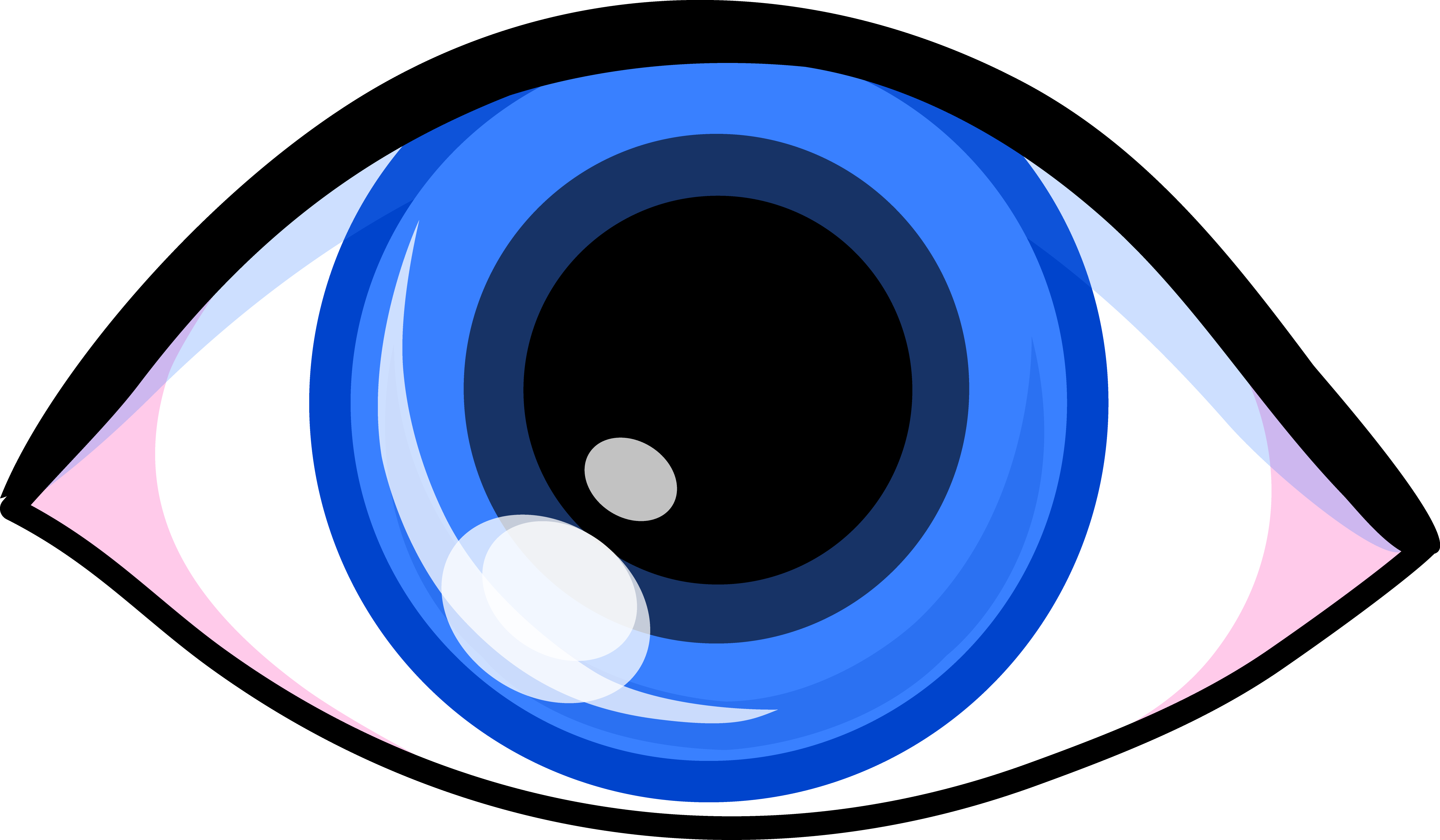 5076x2962 Clipart Eye Vector