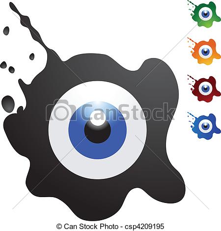 450x470 Eyeball Icon Clipart Vector