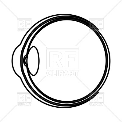 400x400 Eyeball Outline Icon Vector Image Vector Artwork Of Icons And