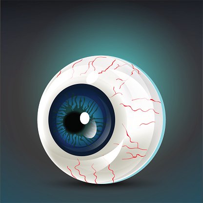 416x416 Games Icon,halloween, Eyeball Vector Symbol, Premium Clipart