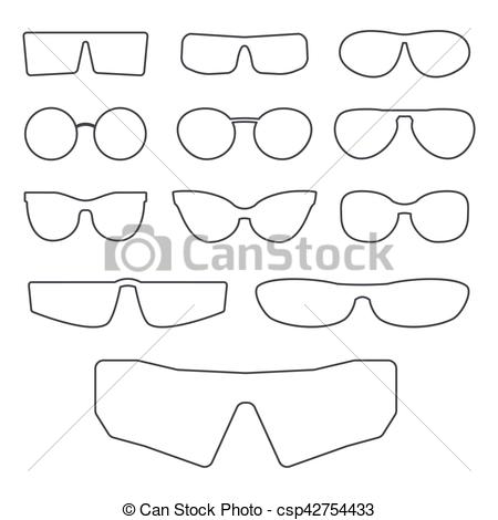 450x470 Glasses Frames Isolated. Spectacle Frame Isolated On White