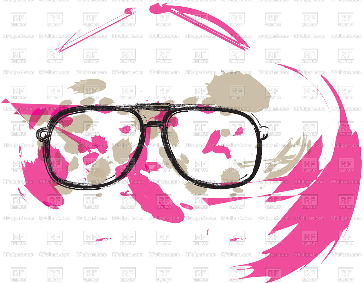 1200x932 Colorful Abstract Eyeglasses Vector Image Vector Artwork Of