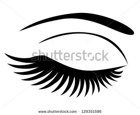 450x371 Long Eyelashes Stock Vectors Amp Vector Clip Art Shutterstock