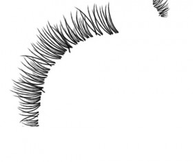 280x235 Eyelash Vector