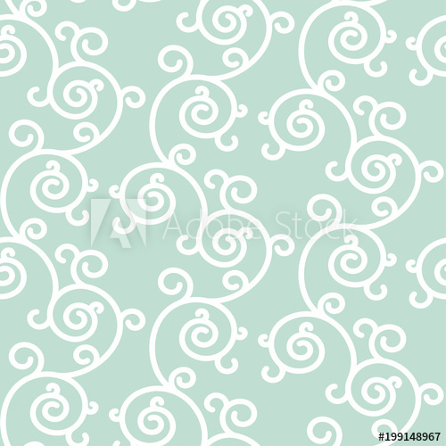 500x500 Abstract Seamless Floral Background. Vector Backdrop, Vector