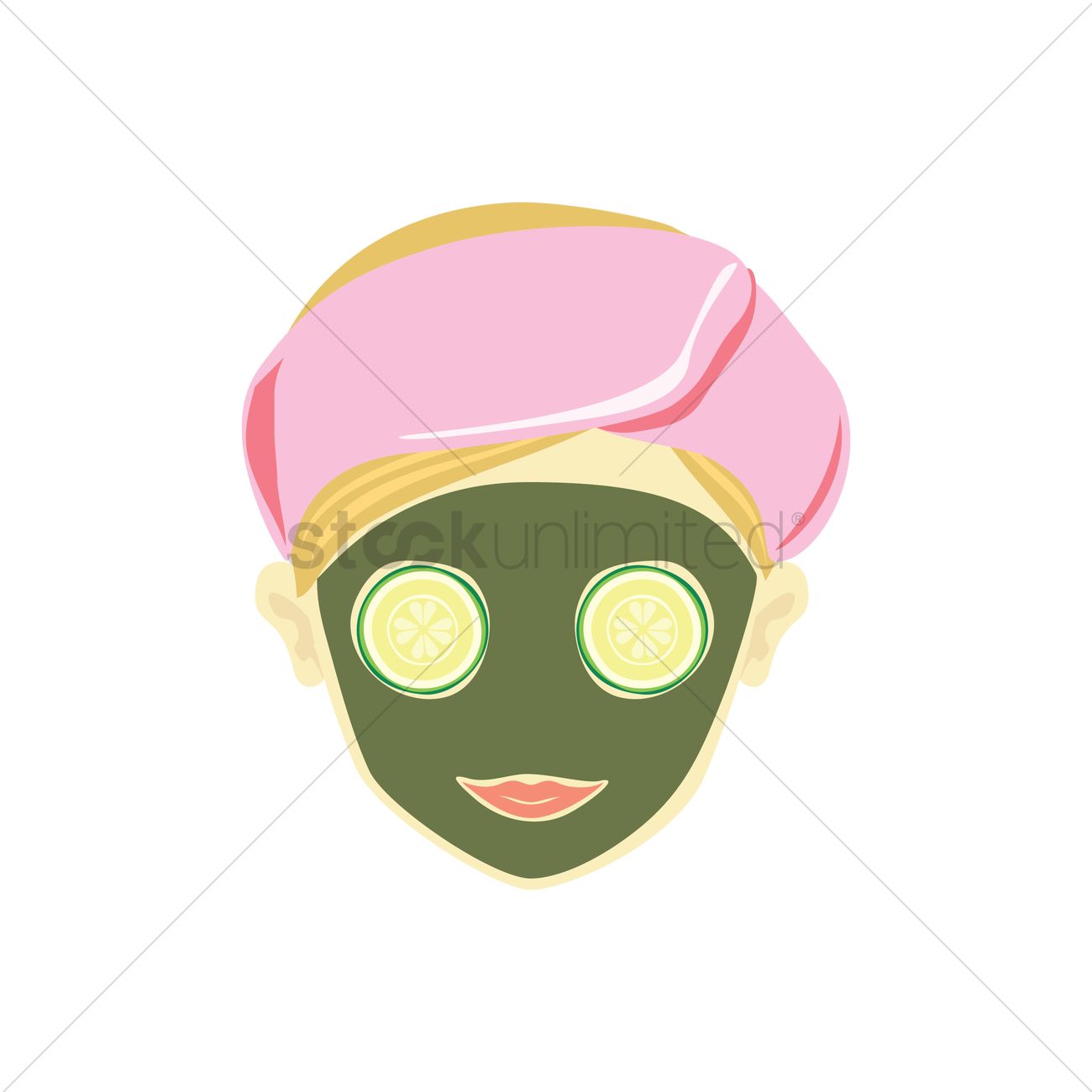 1300x1300 Free Herbal Face Mask Vector Image