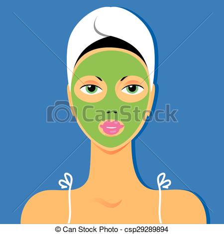 450x470 Beauty Mask. Face Mask