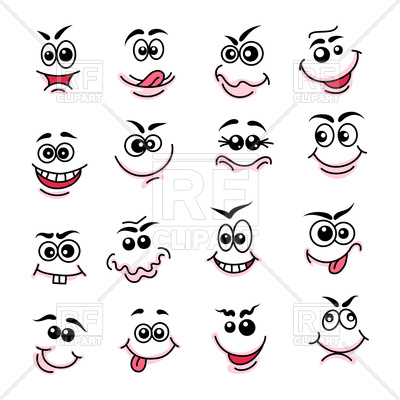 400x400 Doodle Happy Faces Vector Image Vector Artwork Of Icons And
