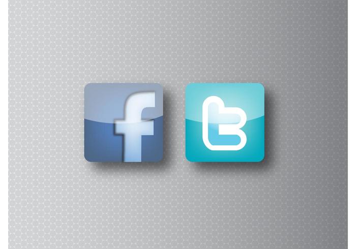 700x490 Facebook And Twitter Icons