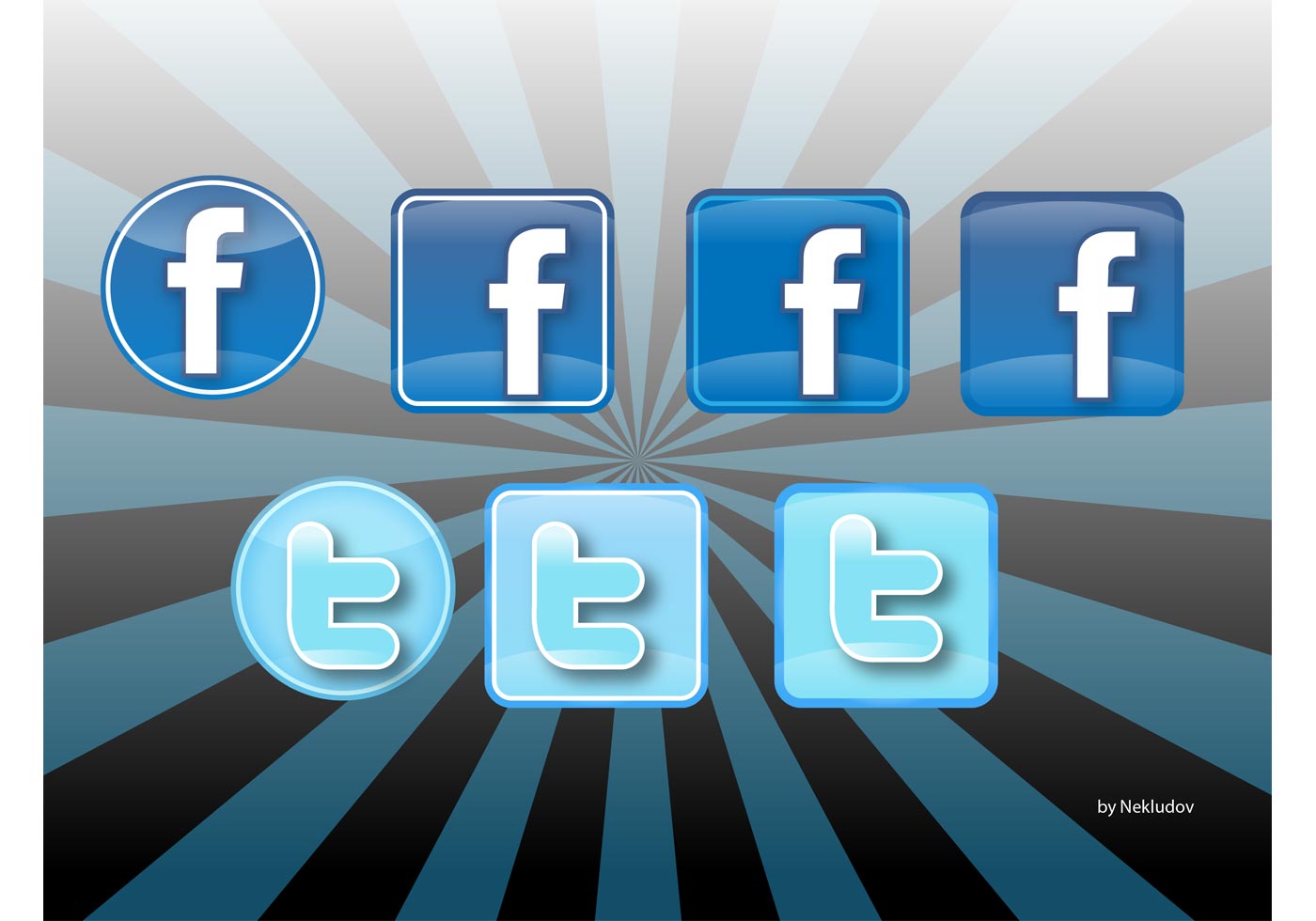 1400x980 Iconos Twitter Amp Facebook