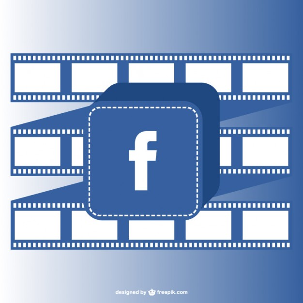 626x626 Facebook Button And Film Roll Vector Free Download