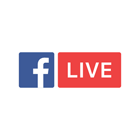 280x280 Facebook Live Logo Vector Free Download