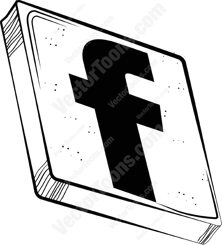 931x1024 Facebook Icon Clipart By Vector Toons