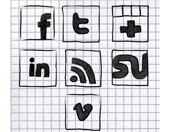 570x443 40 Free Social Media Icon Sets