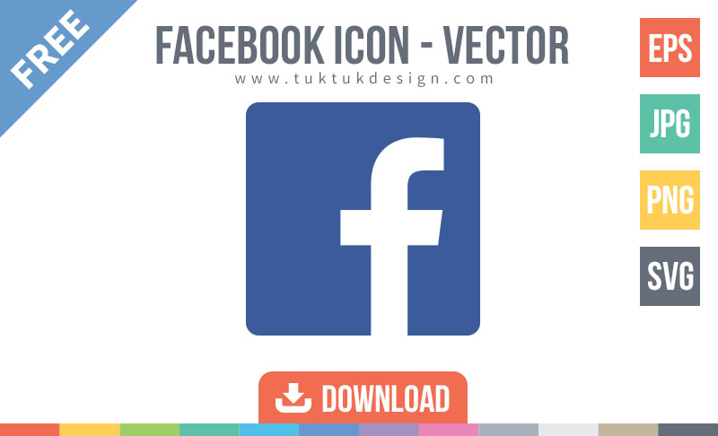 800x486 Facebook Icon Free Vector Image