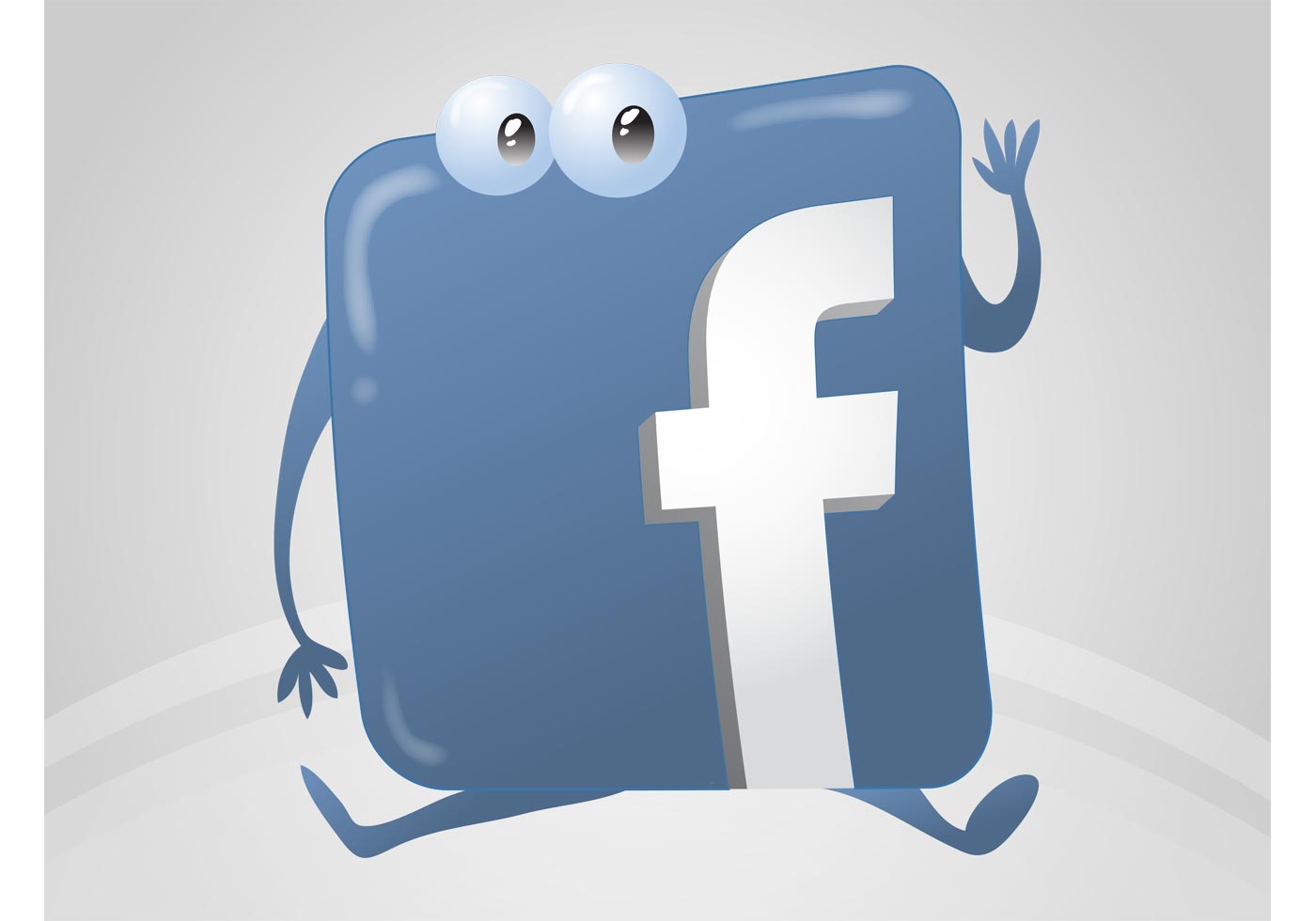 1400x980 Facebook Logo Cartoon