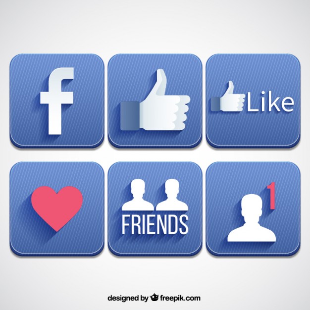 626x626 Who Designed The Facebook Logo Facebook Icon Collection In Flat