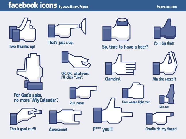 647x483 Cool Facebook Icons Vector Free Vector Download In .ai, .eps