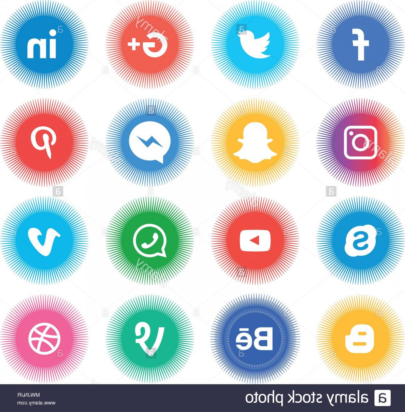 1560x1584 Social Media Icons Set Logo Vector Illustrator Facebook Instagram