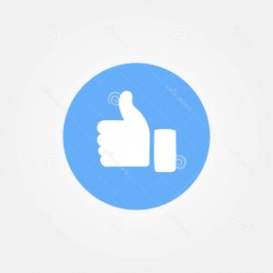 300x300 Like Us On Facebook Button Vector Art Arenawp