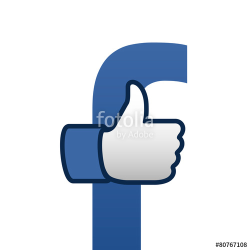 500x500 Facebook Like Thumbs Up Symbol Icon Stock Image And Royalty Free