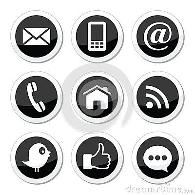400x400 Facebook Logo Black And White Circle Contact
